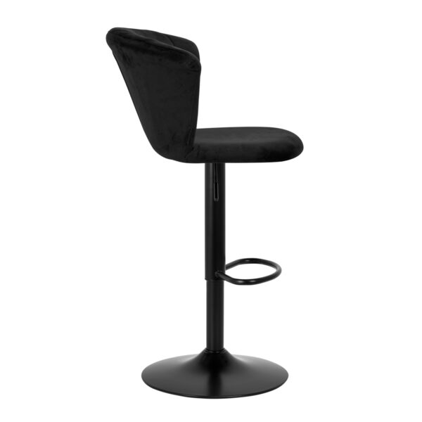 Barska stolica QS-B801 - crni baršun - Slika 2