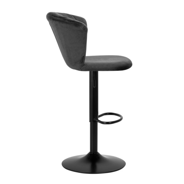 Barska stolica QS-B801 - sivi baršun - Slika 2