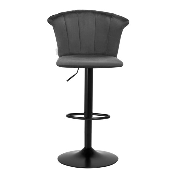 Barska stolica QS-B801 - sivi baršun - Slika 3